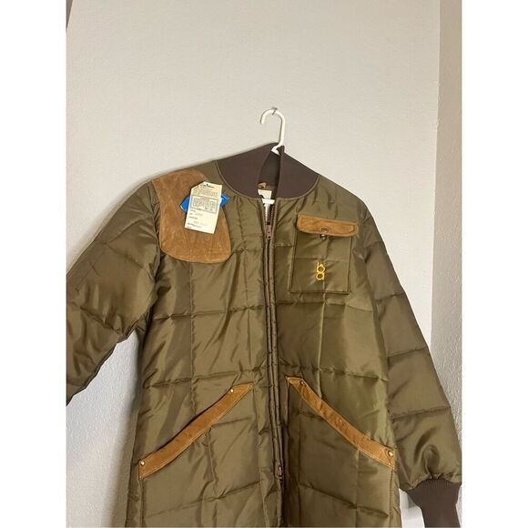 VINTAGE Bob Allen Shooting Quilted Hunting Puffer Jacket Mens L  Made in USA New - Picture 2 of 6